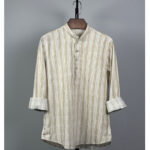 Men’s Remi Cotton Katua – Beige Brown