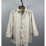 Afwan Premium Fancy Cotton Full Sleeve Shirt  Off-White - Image 8