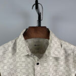 Afwan Premium Fancy Cotton Full Sleeve Shirt  Off-White - Image 4