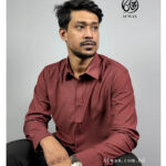 Afwan Exclusive Bamboo Cotton Shirt - Classic Maroon