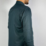 Afwan Exclusive Bamboo Cotton Shirt - Bottle Green - Image 6